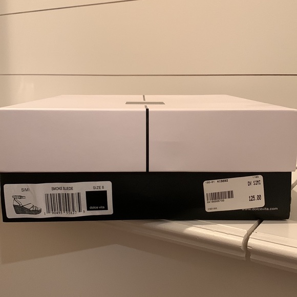 Dolce Vita Grey Espadrille Heel - Picture 10 of 10